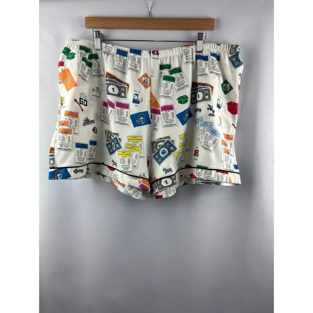 Women’s Bed Head Size 2X Monopoly Themed PJ Set